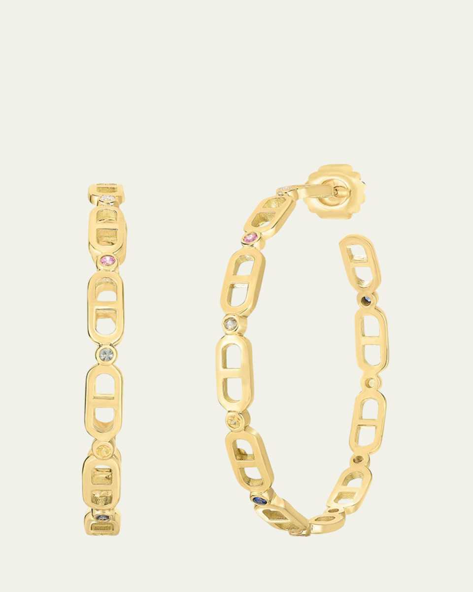 Cheval 18k Gold Hoop Earrings - Large